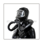 Preview: Deluxe MSA-AUER gasmask-zipperhood-system SMELLBAG-3S with neckrespirator-rubbersmell-bag-set